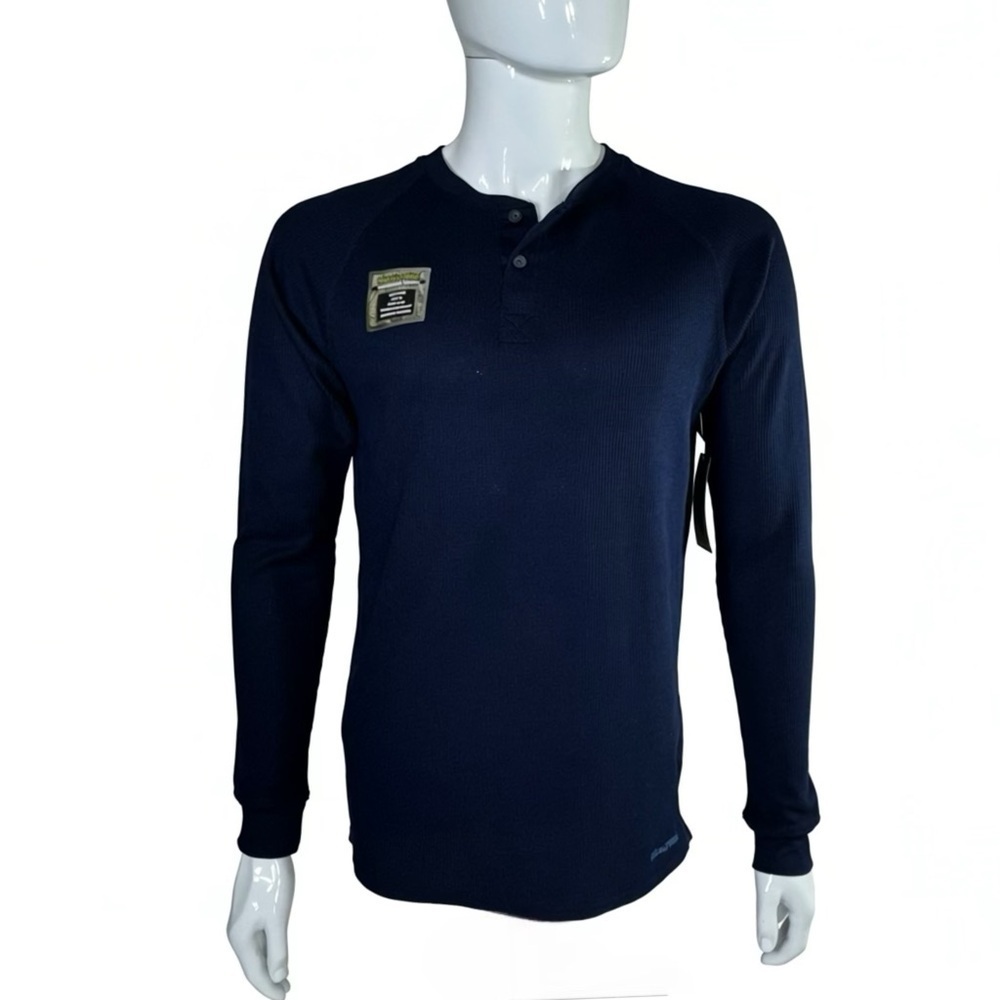 Realtree Men’s Long Sleeve UPF 30 Wrinkle Resistant Quick Dry Henley Shirt